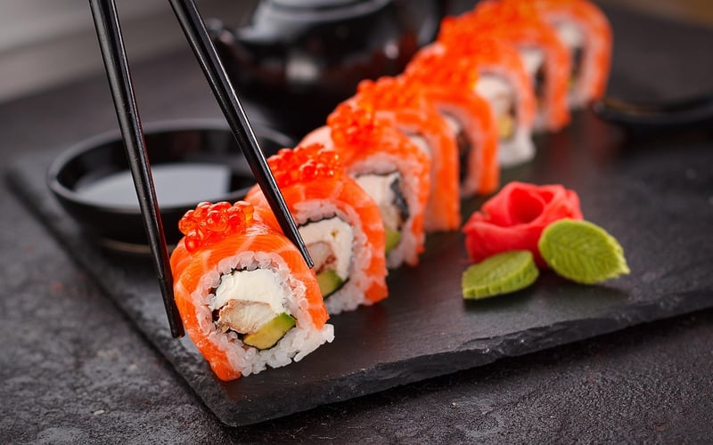 Japanese Sushi Rolls